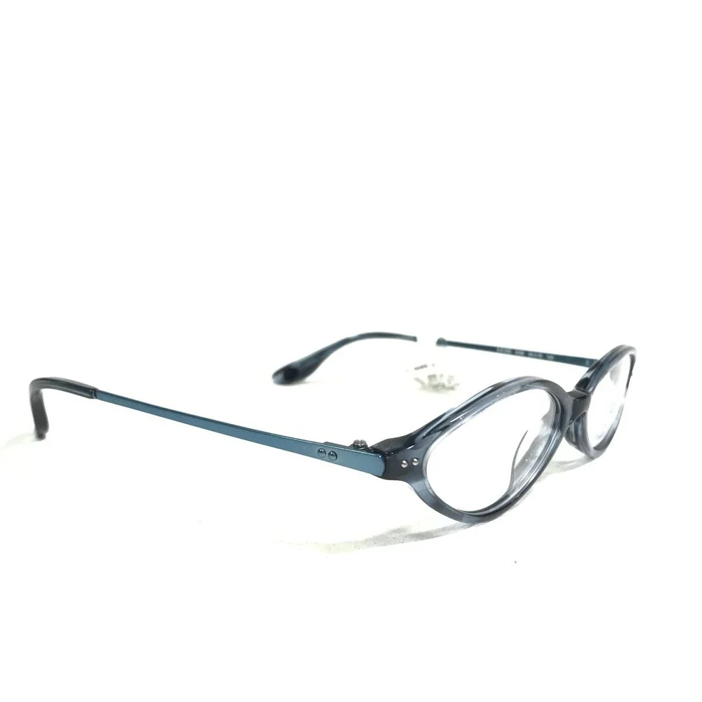 Brooks Brothers Petite Eyeglasses Frames BB699 5298 Blue Horn Round 50-15-140
